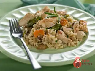 Різотто з куркою та пармезаном