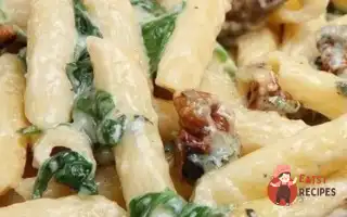 Паста З Грибами Та Куркою
