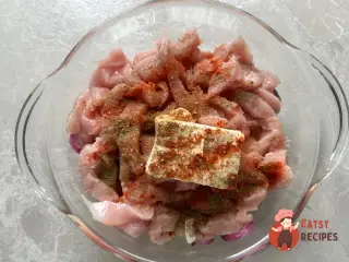 Крок 7: Курка з овочами в духовці