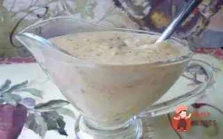 Грибний Соус Зі Сметаною
