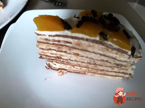 Вафельний торт з сиром маскарпоне