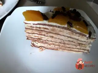 Вафельний торт з сиром маскарпоне
