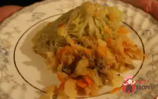 Голубці Із Савойської Капусти З Грибами (Без М'яСа)