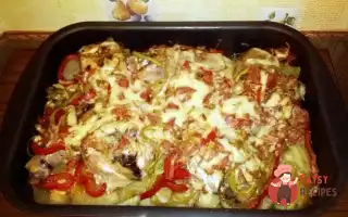 Запечена Курка У Вершковому Соусі З Овочами Та Картоплею