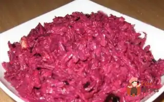 Салат Із Сирого Буряка З Часником Та Майонезом