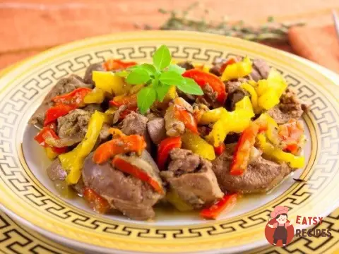 Ніжна куряча печінка