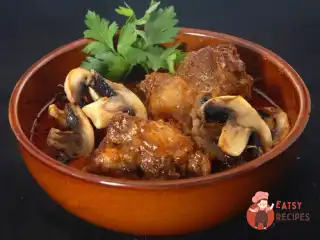 Баранина з грибами