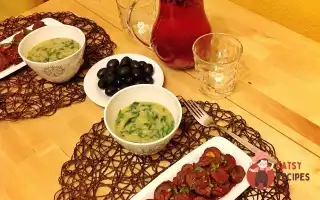 Індюшачі Серця В Соусі З Копченої Паприки З Пюре З Жовтої Сочевиці Зі Шпинатом