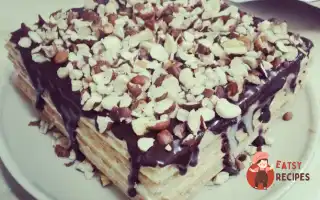 Вафельний Торт З Горіхами Та Кокосом