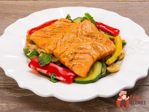 Маринована риба з овочами по-китайськи