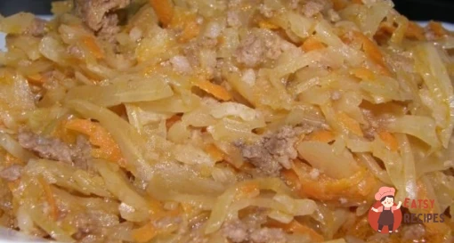 Ліниві голубці скибочками в духовці