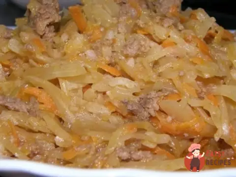 Ліниві голубці скибочками в духовці