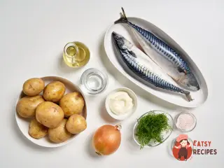 Крок 1: Скумбрія з картоплею в духовці