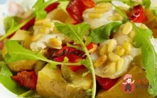 Салат Із Копченої Риби З Картоплею Та Каперсами