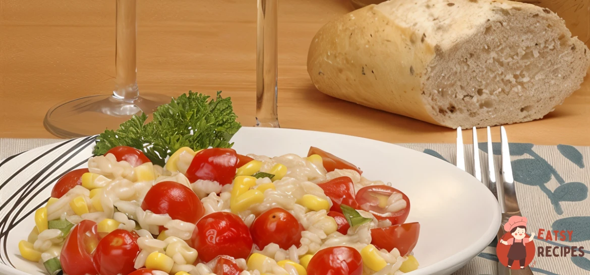 Різотто із запеченими помідорами