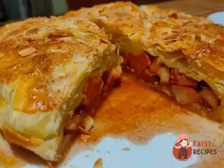 Пиріг з яблуками й гарбузом