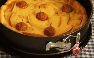 Яблучний Пиріг З Вершковою Заливкою