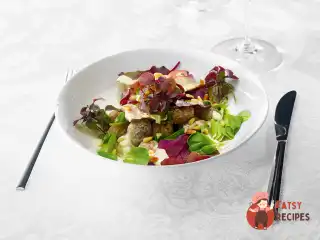 Салат із цесарки та редиски