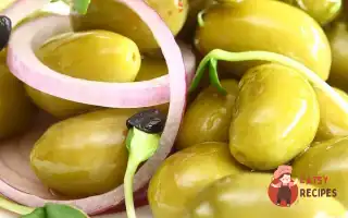 Салат З Цибулею Та Оливками
