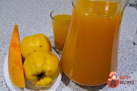 Гарбузово-айвовий сік на зиму