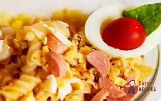 Макарони З Сосисками, Яйцями Та Сиром