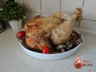 Курка з шампіньйонами