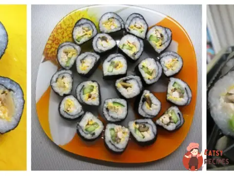Теплі роли з куркою, сиром та грибами