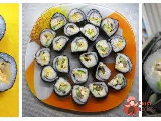 Теплі роли з куркою, сиром та грибами
