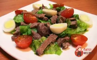 Салат З Яловичиною, Помідорами Та Яйцем