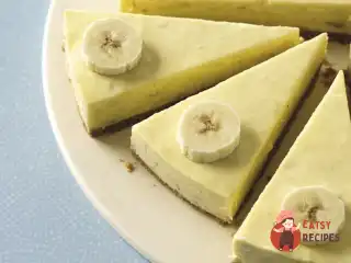 Яблучно-банановий чізкейк без запікання