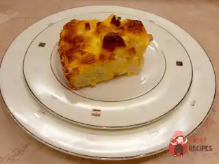 Запіканка з цвітної капусти з шинкою