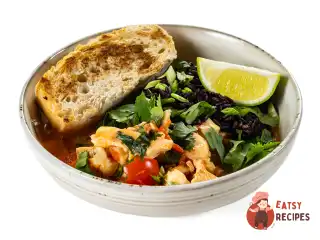 Рагу з камбали з кокосовим молоком