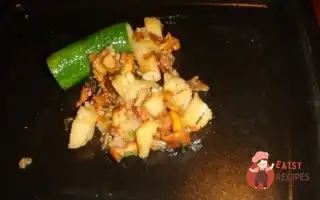 Смажена Картопля З Лисичками Та Цибулею
