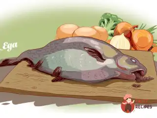 Лящ, фарширований кашею