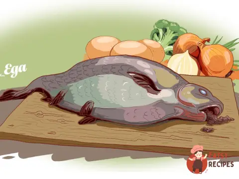 Лящ, фарширований кашею