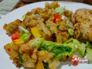 Салат із смаженими баклажанами
