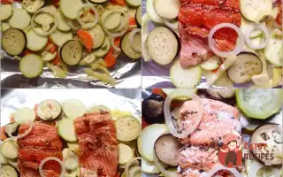 Форель, Запечена У Фользі Із Сезонними Овочами.