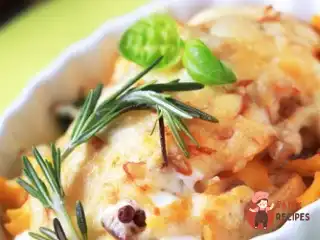 Вершковий гратен з куркою та гарбузом