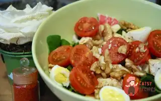 Шпинатний Салат З Волоськими Горіхами