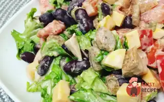 Ситний Салат З Куркою, Сиром Та Сухариками