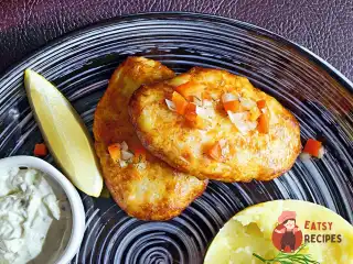 Котлети із щуки з соусом тартар