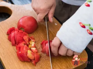 Крок 2: Пряна ікра з баклажанів