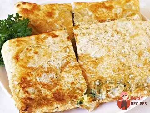 Лаваш із зеленню