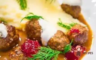 Шведські Фрикадельки З Брусничним Джемом