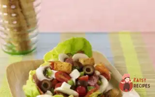 Салат З Грибами, Салямі Та Сиром