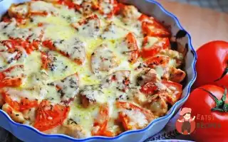 Куряче Філе Запечене З Овочами Та Сиром