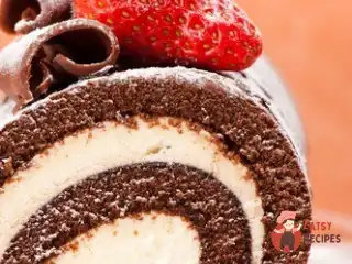 Шоколадний рулет "Буше де ноель" з маскарпоне