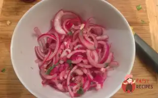 Маринована Червона Цибуля З М'яТою