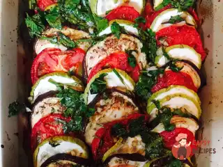 Рататуй Мішеля Герара зі свіжими овочами