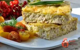 Легкий Курячий Пиріг-Запіканка